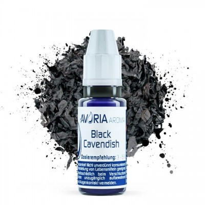 Avoria Aroma Black Cavendish Tabak (12 ml) (würziger Tabak)