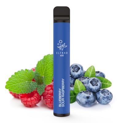 Elf Bar 600 Einweg E-Zigarette Blueberry Sour Raspberry