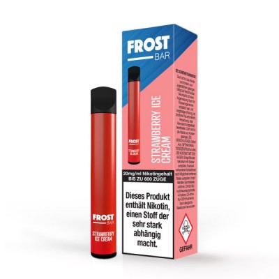 Dr. Frost Bar Einweg E-Zigarette Disposable Strawberry Ice Cream