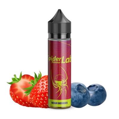 SpiderLab Aroma - Sour Berries - 8 ml (inkl. 60 ml Leerflasche)