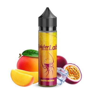 SpiderLab Aroma - Exotic Mango - 8 ml (inkl. 60 ml Leerflasche)