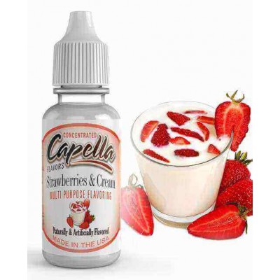 Capella Aroma Strawberries and Cream (13 ml) (Erdbeere/Sahne)