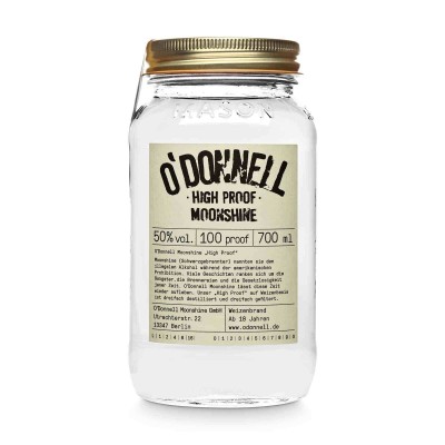 O’Donnell Moonshine “High Proof” (50% vol.)