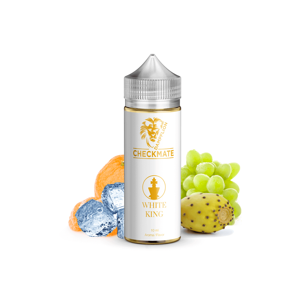 Dampflion Checkmate Aroma - White King 10 ml (inkl. 120 ml Leerflasche)