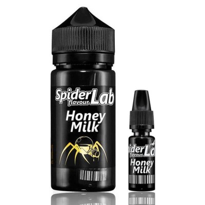 SpiderLab Aroma - Honey Milk - 10 ml (inkl. 100 ml Leerflasche)