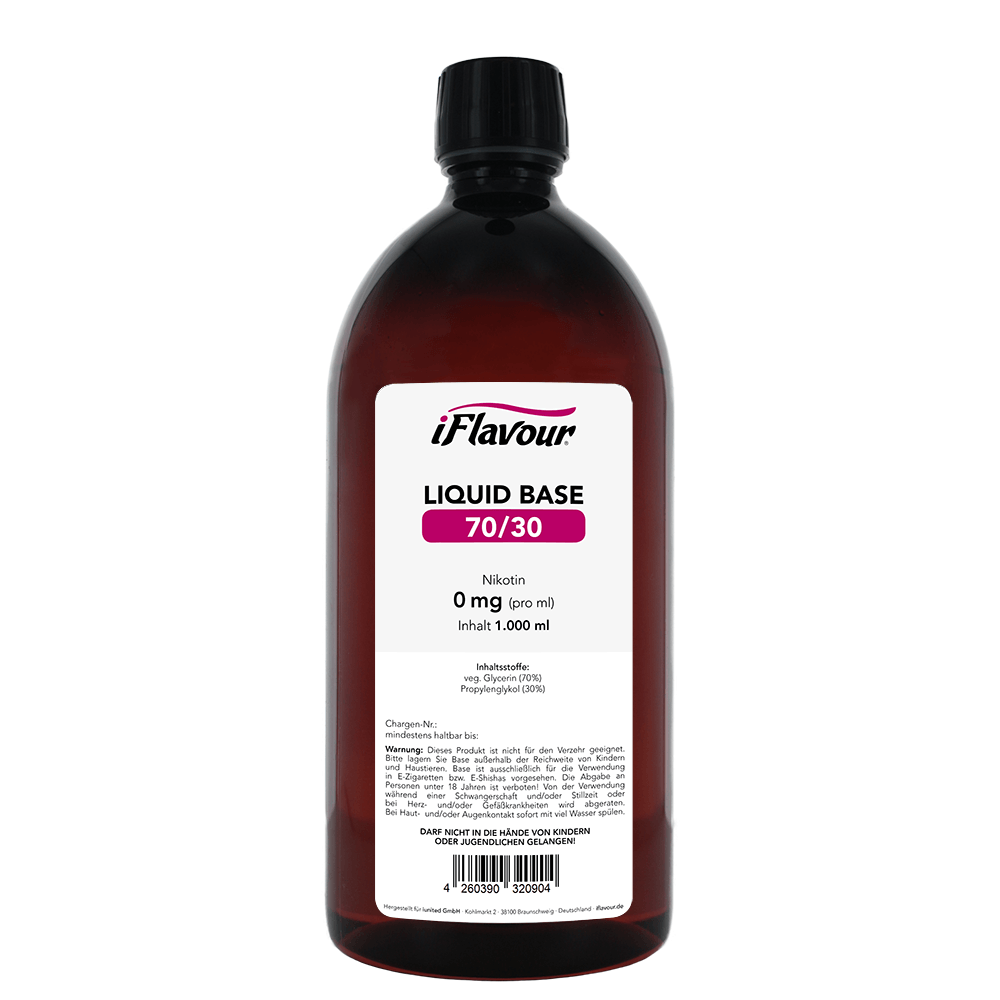 iFlavour Liquid Base (0 mg/ml) 1.000ml (70/30)