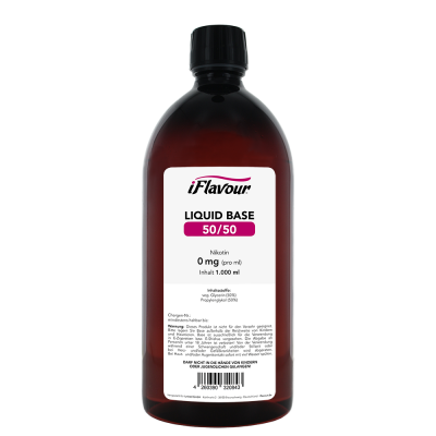 iFlavour Liquid Base (0 mg/ml) 1.000ml (50/50)