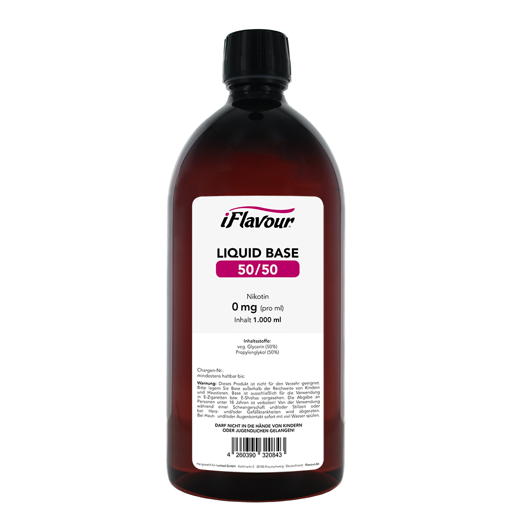 iFlavour Liquid Base (0 mg/ml) 1.000ml (50/50)